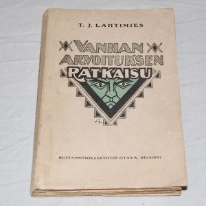 T.J. Lahtimies Vanhan arvoituksen ratkaisu